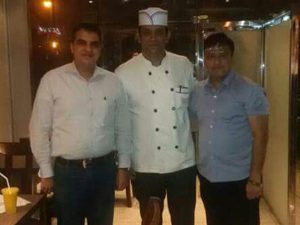 Mr. Rami from Pancake House with Chef